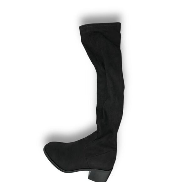 Steve Madden Womens Georgette Back Zip Over The Knee Fashion Boots Black Sz 7.5 - Picture 7 of 14